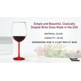 thumbnail image 4 of 10 ARC Cachet White Wine Glasses Set, 19 oz. - Barware, Sturdy, Vibrant - Red, 4 of 5