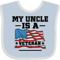 thumbnail image 3 of Inktastic Uncle Military Veteran Boys or Girls Baby Bib, 3 of 4