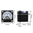 thumbnail image 4 of Analog Dc Ammeter Pointer Type Pointer Panel Meter Analog Ammeter Current Meter Dc Ammeter Digital Dial Practical, 4 of 8