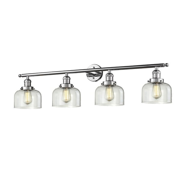 Innovations 4-LT LED Large Bell 44" Bathroom Fixture - Polished Chrome - 215-PC-G72-LED