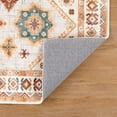 thumbnail image 6 of MeyJey 2'x6' Oriental Vintage Runner Rug for Hallways, Non-Slip Machine Washable Area Rug for Bedroom/Living/Dining/Laundry Room Carpet, Beige/Orange, 6 of 15