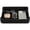 Black, variant on FYJUCPA PU Leather Valet Tray, Practical Desktop Catchall Storage Organizer, Portable Table Organizer Tray for Storing Key TV Remote Wallet and Phone