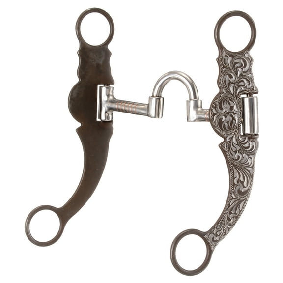 Kelly Silver Star Antique Brown Etched Correction Bit  HORSE