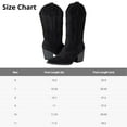 thumbnail image 7 of Alpine Swiss Sadie Womens Cowboy Boots Western Cowgirl Boots Mid Calf Chunky Block High Heel Booties, 7 of 7