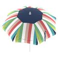 thumbnail image 3 of Mainstays 7 ft. Multi-Striped Octagonal Beach Umbrella, 3 of 9