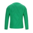 thumbnail image 5 of TFEOQRY Men's Crew Neck Solid Sweater Cable Knit Vintage Long Sleeve Casual Pullover Fall Winter Warm Top Green, 5 of 6