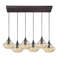 thumbnail image 2 of Elk Lighting Geometrics 6 Light Pendant in Polished Chrome, 2 of 2