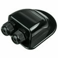thumbnail image 2 of Guardoinrt Solar Panel Double Cable 2 Holes Entry Gland Plastic Box Portable RV Boat Campervan Caravans Camper Motorhome Sealing Black 1Set, 2 of 6