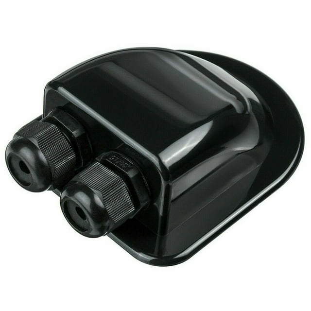 Kenally Conector de caja de empalme de glándula de entrada de cable doble de panel solar, cubierta de yate, caravanas, caravana, remolque, Type6 NO6