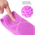 thumbnail image 3 of Cepillo de baño de silicona exfoliante para hombres y mujeres yeacher  cepillo de baño, 3 of 7