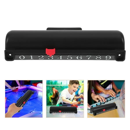 Football Score Counter 0 To 9 Portable Black Table Football Air Hockey Goal Counter Keeper Record Scoring Marker