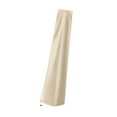 thumbnail image 4 of S SERENABLE Garden Parasol Cover Drawstring Bottom Umbrella Cover for Patio Outdoor Yard Beige without Pole, 4 of 9