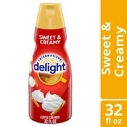 International Delight Coffee Creamer, Sweet & Creamy, 32 FL OZ Bottle