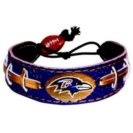 Baltimore Ravens Team Color Football Bracelet