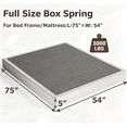 thumbnail image 3 of Apextella 6 in Metal Full Box Spring, Mattress Foundation, Easy Assembly, 3 of 7