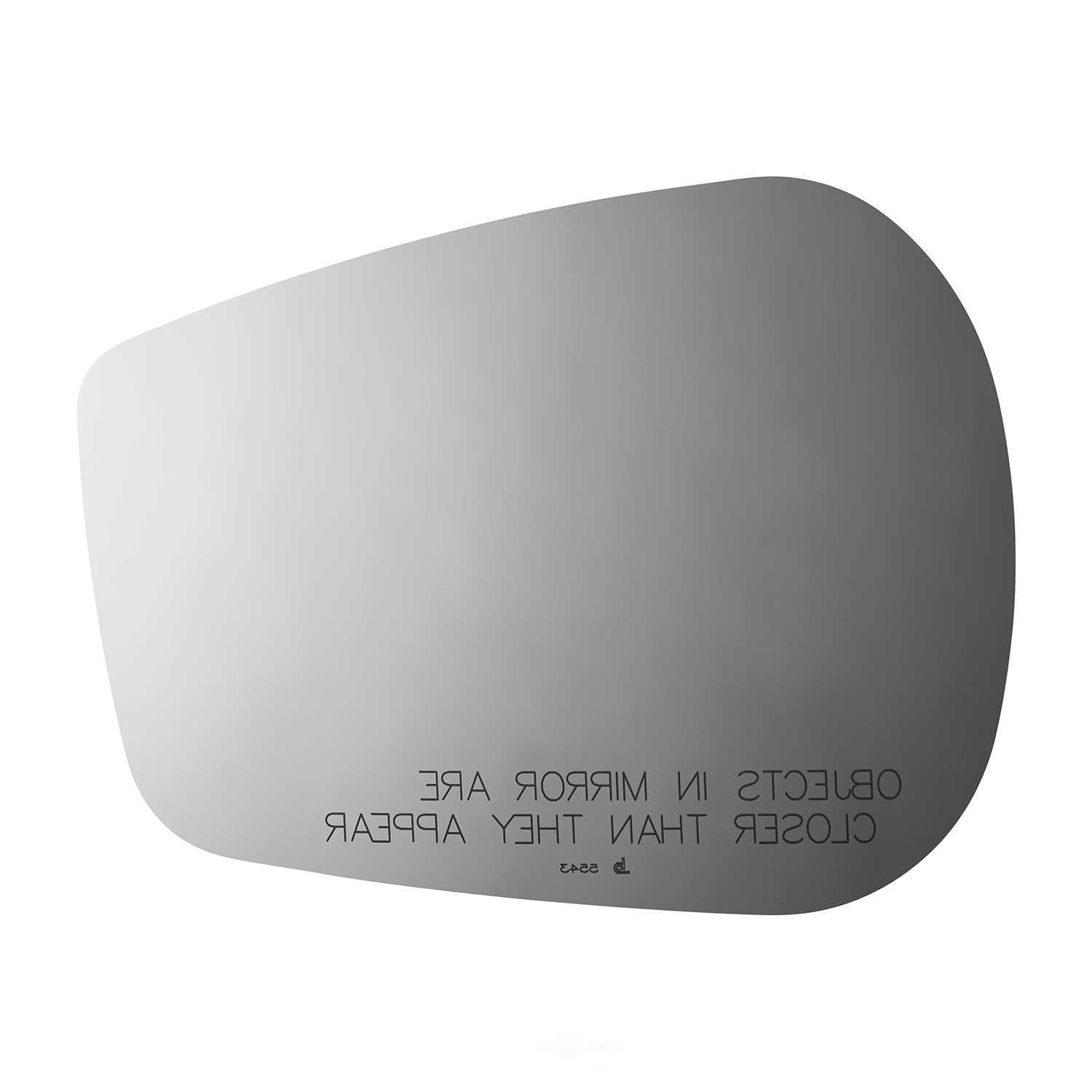 Burco Side View Mirror Replacement Glass - Clear Glass - 5543