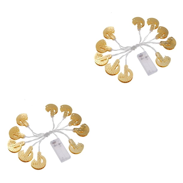 Matsuzay Lesser Bairam Moon Tira de luces LED Decoraciones Favores de fiesta Type1 NO1 Matsuzay CBP213905