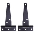 thumbnail image 1 of 2pcs Gate Hinge T Strap Shed Door Hinge Fence Gate Tee Hinge Wrought Hardware, 1 of 9