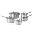 thumbnail image 1 of Lagostina Classico Stainless Steel 10-Piece Cookware Set, 1 of 4