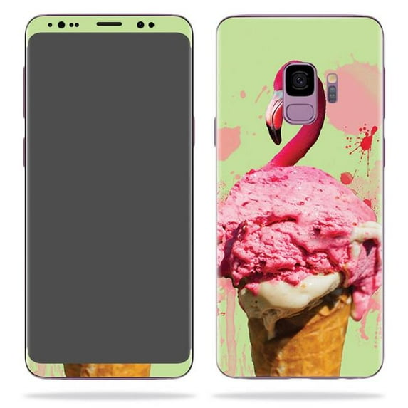 MightySkins SAGS9-Flamingo Ice Cream Skin for Samsung Galaxy S9 - Flamingo Ice Cream
