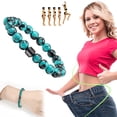 thumbnail image 2 of Hinchazón Negro Adelgazamiento Tobillera para Hombres Mujeres Pulsera Tobillera Regalo Energía, 2 of 8