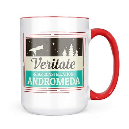 

Neonblond Star Constellation Name Andromeda - Veritate Mug gift for Coffee Tea lovers