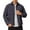 w93# Grey579, variant on Wuxian Men Fuzzy Jacket Button Down Turndown Collar Shirt Jacket Soft Thermal Lined Open Front Coat With Pockets Fall Winter Warm Casual Dailywear,Grey,L