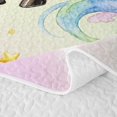 thumbnail image 5 of Metsweet Kawaii Unicorn Quilt Full, Gradient Stars Print Full Bedspread Sets, 5 of 7