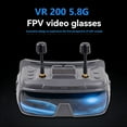 thumbnail image 5 of 5.8G FPV Goggles with HD DVR 3.5 Inch 1024x600 IPS Screen Dual Receive Drone Goggle for, 5 of 9