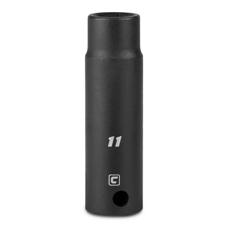 UPC: 0886352532112 | Capri Tools 11 mm Deep Impact Socket 3/8-Inch Drive 6-Point Metric