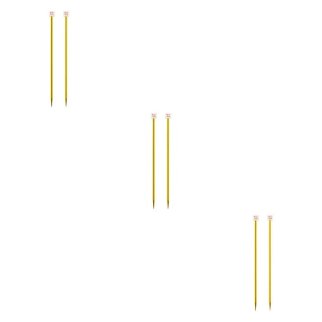 relayinert Color Random Knitting Weaving Handknitting Tool Home Supplies 6.0mm 3Set