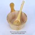 thumbnail image 3 of Wooden Sauna Ladle, Delicate Texture Portable Accessory Sauna Ladle  for Water, 3 of 7