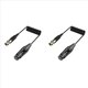 thumbnail image 1 of 2X Cable de Audio para Amplificador, Mezclador de Audio, Minimicrófono y Cámara, Conector XLR de 3 Pines Hembra A Mini XLR de Hembra, 1 of 3