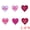 Style E, variant on Unique Bargains Wooden Heart Signs Extra Thick Free Standing Love Ornaments Style A 2.6"H