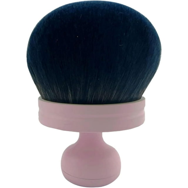 Extra Large Body Self Tanner Makeup Brush, 3 Inch Wide-headed Self Tanning Kabuki Blend Brush for Powder, Blusher, Foundation, Bronzer, Self Tan Face, Body, Leg and Back Applicator (Pink(#B))