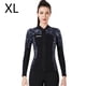 thumbnail image 2 of Vela de buceo 3 mm Tops de traje de neopreno Premium Neopreno Tits UV Protección de UV Buceo de buceo Scuba de canoa para aeróbicos de agua Snorkeling Gray XL seitruly OD003290-19, 2 of 7