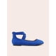 thumbnail image 2 of Zapatos planos con tiras para mujer DREAM PAIRS talla 7.5 azul, 2 of 7
