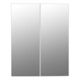 thumbnail image 4 of FCH MDF Painting Particle Board Double Mirror Door Bathroom Wall Cabinet White & Log Color, 4 of 12