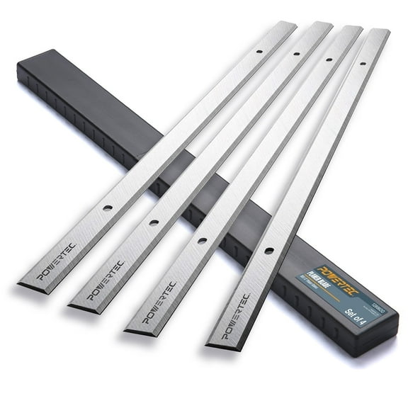 POWERTEC 13 Inch Planer Blades for Ryobi AP1300 Planer, Replacement for 6660664, 290202-000 Planer Knives, Set of 4, 12806DD