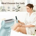 thumbnail image 5 of Women Electric Razor, 2 in 1 Electric Shaver for Women, LED Light, Digital Display, Low Noise, Wet Dry Use for Bikini Hair Removal Underarm Public Hairs Legs, 5 of 7