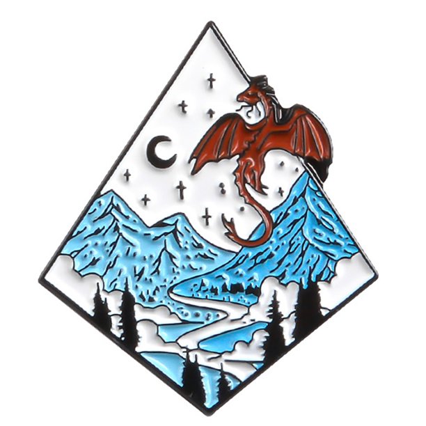 Al Aire Libre De La Montaña Esmalte Pin Salvaje Camping Senderismo Broche Insignias Bolsa Ropa Solapa Aventura Insignia Joyería Regalo