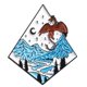 thumbnail image 1 of Al Aire Libre De La Montaña Esmalte Pin Salvaje Camping Senderismo Broche Insignias Bolsa Ropa Solapa Aventura Insignia Joyería Regalo, 1 of 4