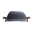thumbnail image 2 of Magnetic Half Car Cover with UV Sunshade, Waterproof Polyester, Scratch-Free Magnets, Windshield Snow Protection, Fits Sedans and SUVs, 30x30 cm, Green/Orange, 2 of 6