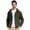 Green, variant on Men's Fleece Lined Jacket Thick Hooded Jacket Winter Warm Coats Black L