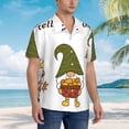thumbnail image 5 of Daiia Hello Autumn Hawaiian Shirt for Men Gentle Cotton Regular Short Sleeve Casual-X-Large, 5 of 9