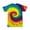 Rainbow, variant on Colortone Kids/Childrens Little Boys Rainbow Tie-Dye Heavyweight T-Shirt