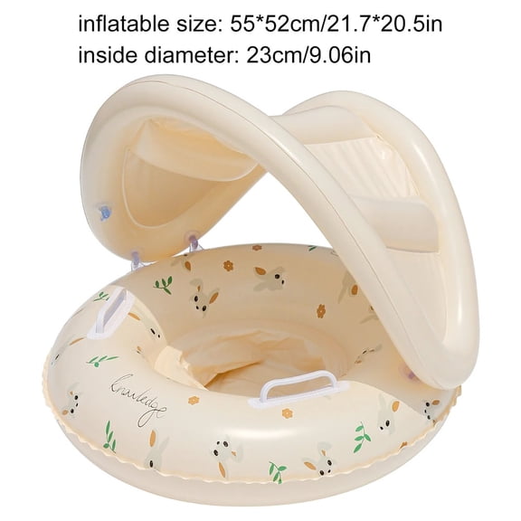 Bear and Rabbit Canopy Arm Float Thickened Inflatable 1PC