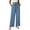 #01 Sky Blue 【Mix, Match & Rotate: Stock Up on Daily Colors】, variant on Women's Cotton Linen Wide Leg Pants, High Waist Tie Front Button Decor Textured Trousers with Pockets All-Day Comfort for Work, Office, Travel, Daily | TruBelle,White 2XL