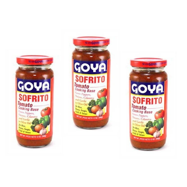 Goya Sofrito Tomato Cooking Base 12 Oz 3 Pack
