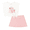 Brilliant White, variant on Reebok Toddler Girls "Charming" Tee & Skort Set, Sizes 12M-5T